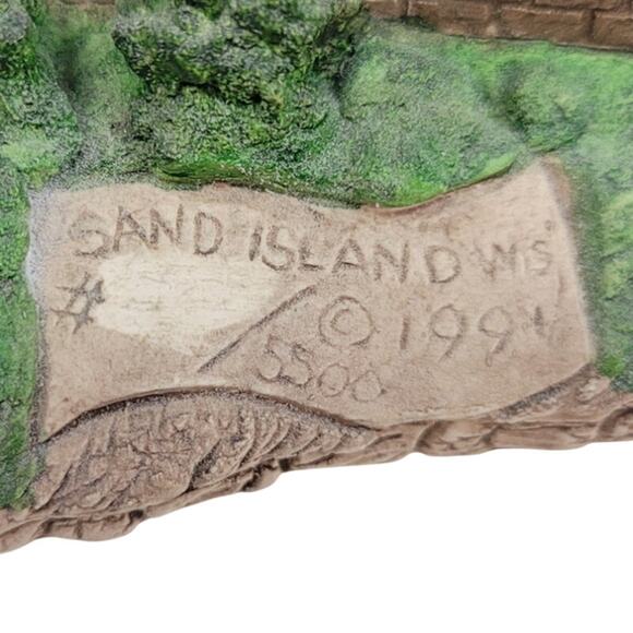 Vintage 1991 Younger SIGNED Harbour Lights Sand Island WI #112 Lighthouse - Picture 2 of 8